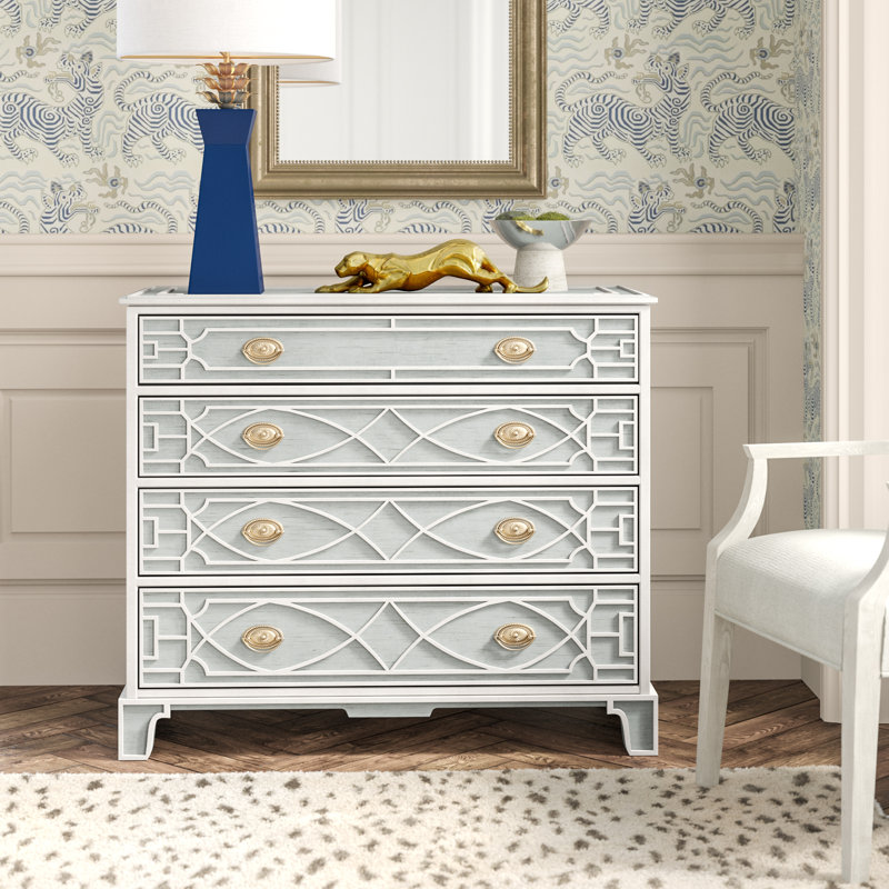 Theodore Alexander Morning Room 4 Drawer Dresser Perigold